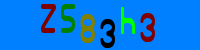 Blue Captcha Image