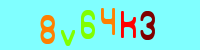 Blue Captcha Image
