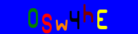 Blue Captcha Image