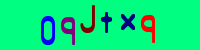 Blue Captcha Image