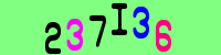 Blue Captcha Image