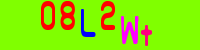 Blue Captcha Image
