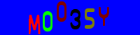 Blue Captcha Image